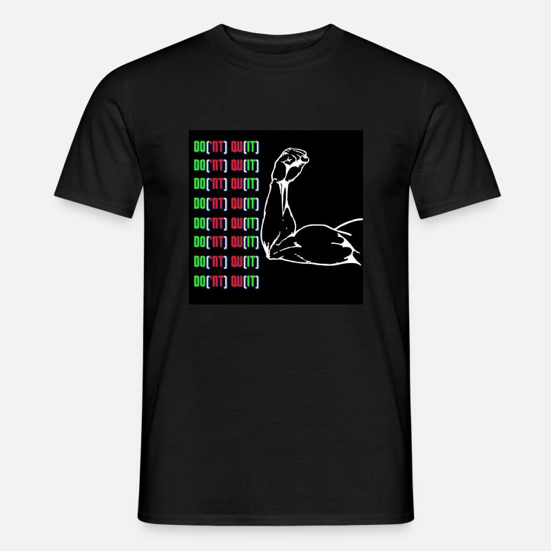 DO IT - Männer T-Shirt - Schwarz