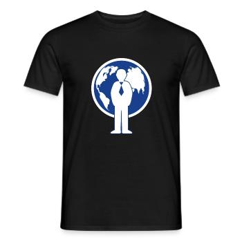 La Terre - T-shirt homme - noir - Devant - AI Model Male 178 light (178cm)