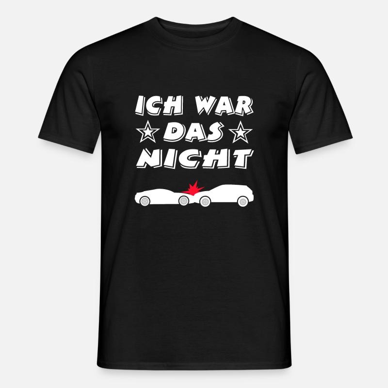 Auto - Männer T-Shirt - Schwarz