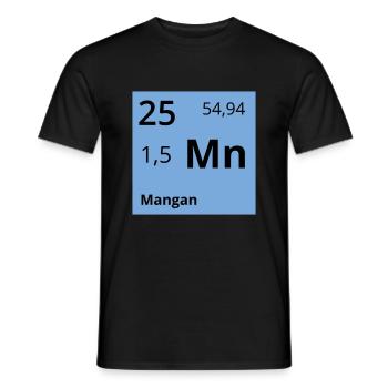 Mangan - Männer T-Shirt - Schwarz - Vorne - AI Model Male 178 light (178cm)