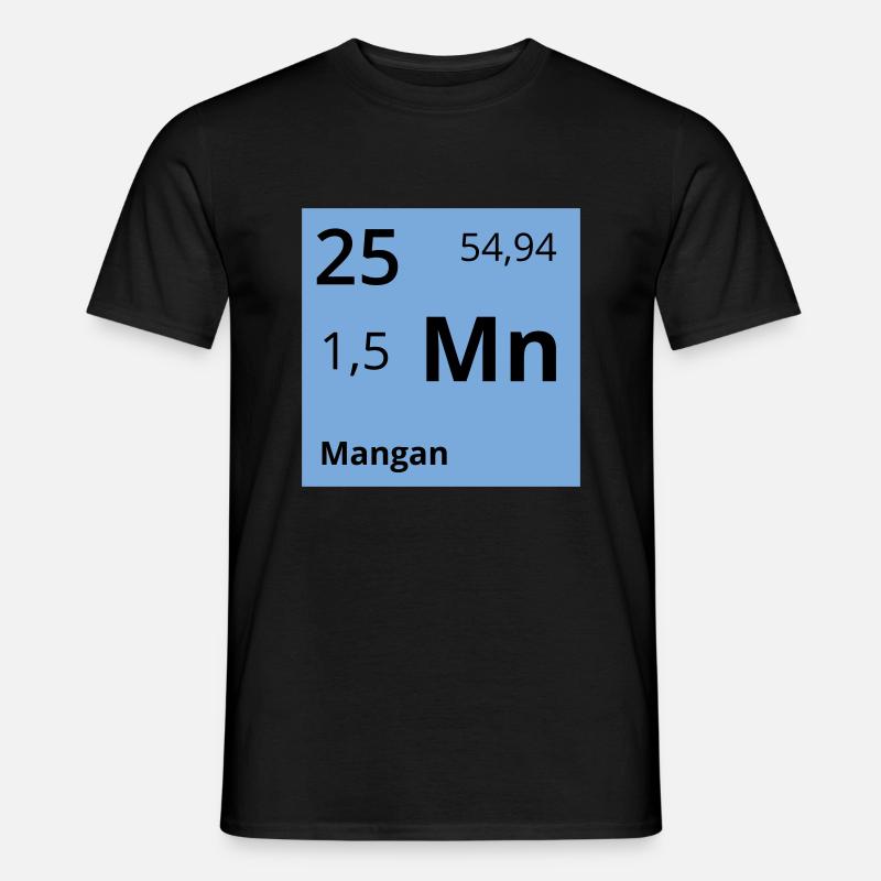 Mangan - Männer T-Shirt - Schwarz