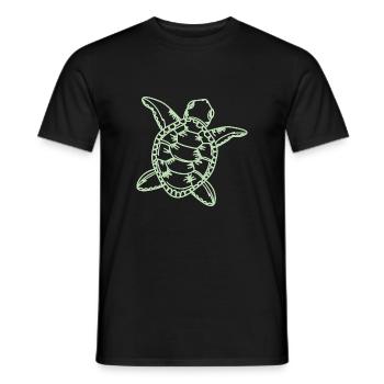 Tortoise - Men's T-Shirt - black - Front - AI Model Male 178 light (178cm)
