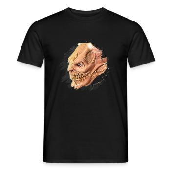 Krampus Percht Devil 2318 - Men's T-Shirt - black - Front - AI Model Male 178 light (178cm)