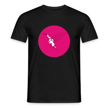 Kolibri Abstrakt - Männer T-Shirt - Schwarz - Vorne - AI Model Male 178 light (178cm)