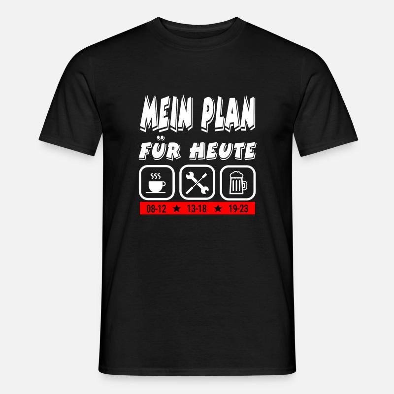 Auto - Männer T-Shirt - Schwarz