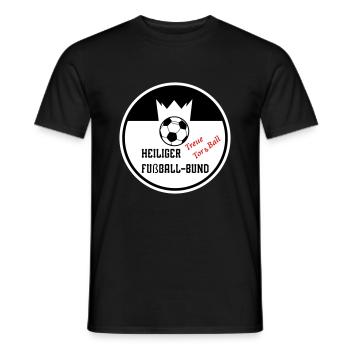 Heiliger Fußball-Bund - Männer T-Shirt - Schwarz - Vorne - AI Model Male 178 light (178cm)