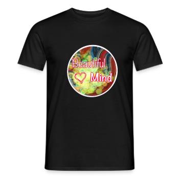 TDAH -TDAH Bel - T-shirt homme - noir - Devant - AI Model Male 178 light (178cm)