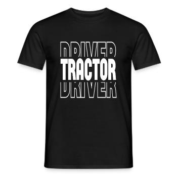 Tractor Driver - Männer T-Shirt - Schwarz - Vorne - AI Model Male 178 light (178cm)