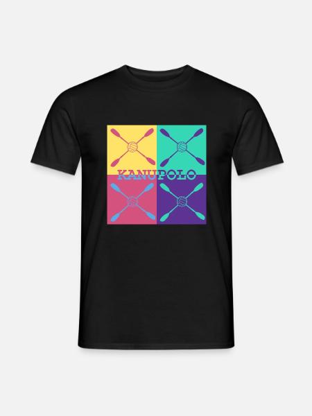 Kanupolo - stylisch und sportlich - Männer T-Shirt - Schwarz