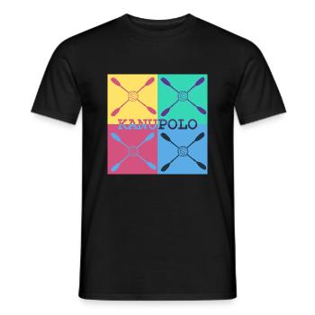 Canoë-polo pour athlètes élégants - T-shirt homme - noir - Devant - AI Model Male 178 light (178cm)