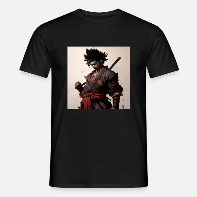 Samurai worrier - Männer T-Shirt - Schwarz