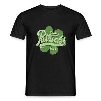 Saint Patrick s Day - T-shirt homme - noir - Devant - AI Model Male 178 light (178cm)