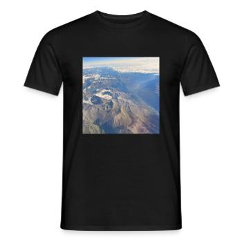 skyphotography 13 - Men's T-Shirt - black - Front - AI Model Male 178 light (178cm)