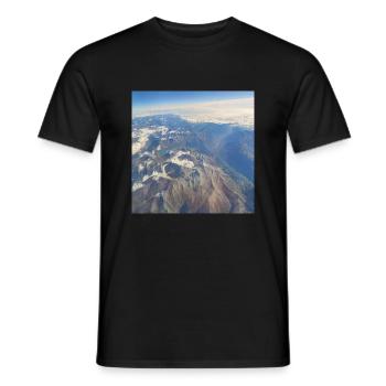 skyphotography 14 - Men's T-Shirt - black - Front - AI Model Male 178 light (178cm)
