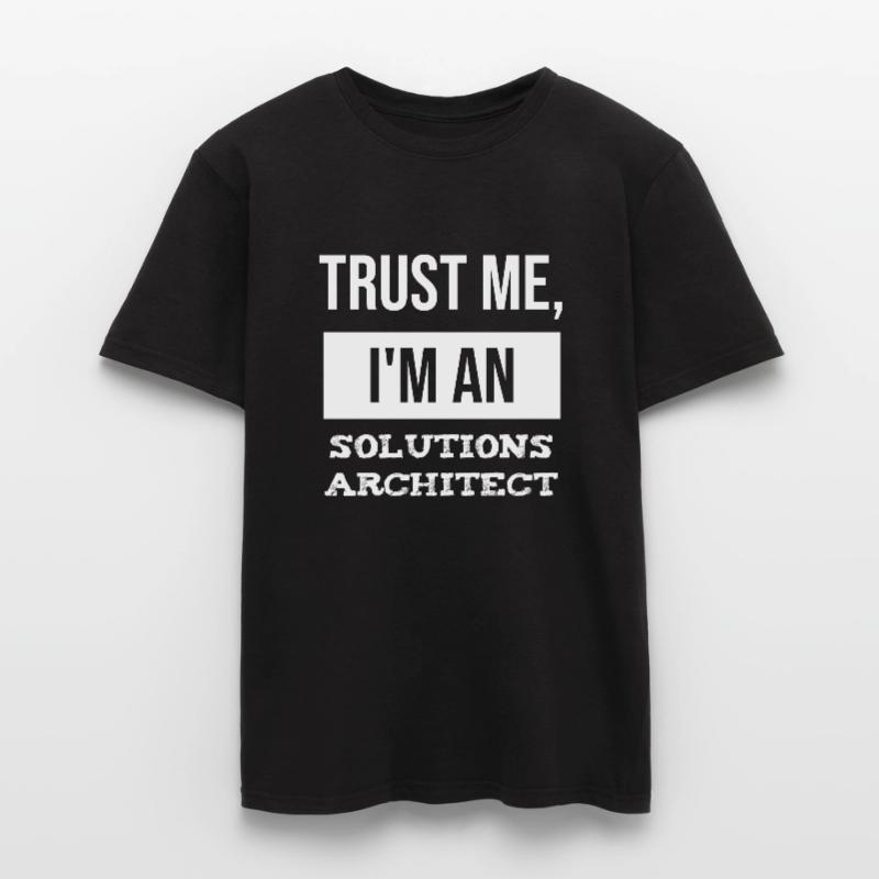 Solutions Architect Datentechniker IT Informatik Männer T-Shirt
