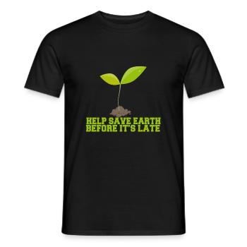 nature - Männer T-Shirt - Schwarz - Vorne - AI Model Male 178 light (178cm)