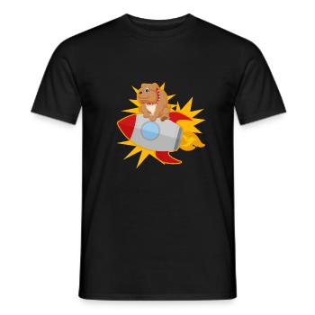 animal - Männer T-Shirt - Schwarz - Vorne - AI Model Male 178 light (178cm)
