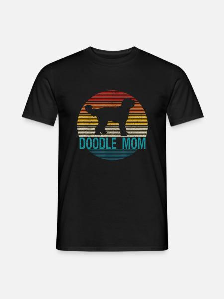 Doodle Mom - Men's T-Shirt - black