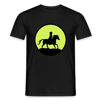 rider - Men's T-Shirt - black - Front - AI Model Male 178 light (178cm)