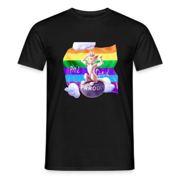 Pride mal anders - Männer T-Shirt - Schwarz - Vorne - AI Model Male 178 light (178cm)