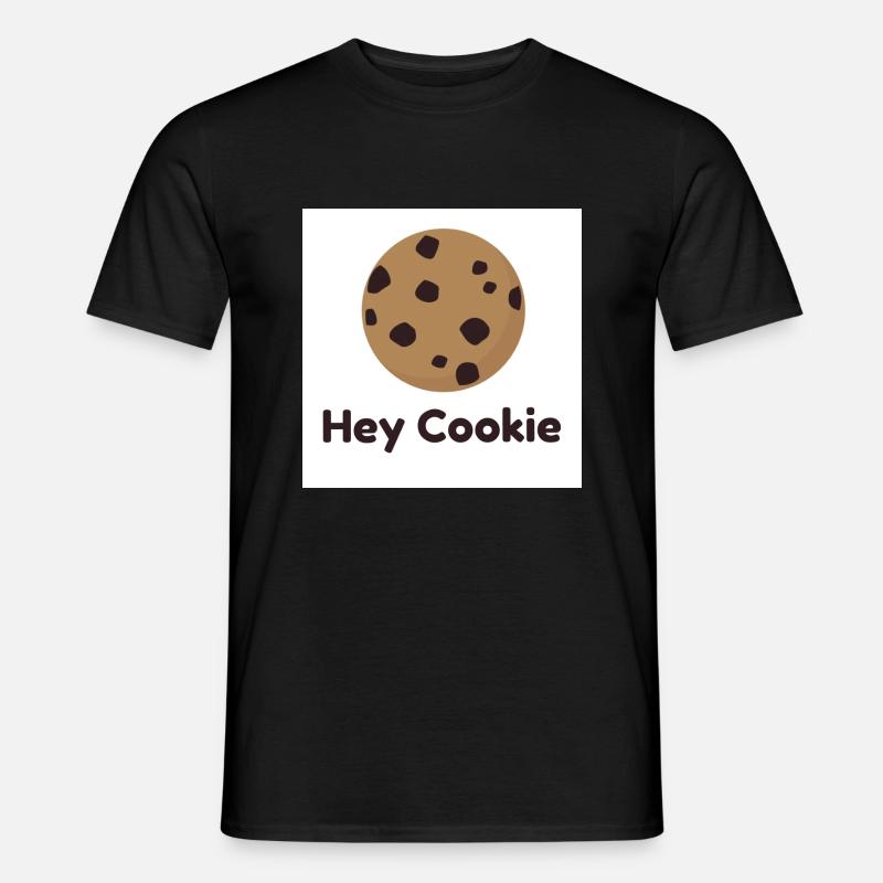 Hey Cookie - Männer T-Shirt - Schwarz