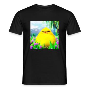 grumpie chick das Originale - Männer T-Shirt - Schwarz - Vorne - AI Model Male 178 light (178cm)