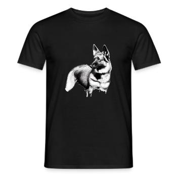 Schäferhund Hundehalter Hunde Hund Hundebesitzer - Männer T-Shirt - Schwarz - Vorne - AI Model Male 178 light (178cm)