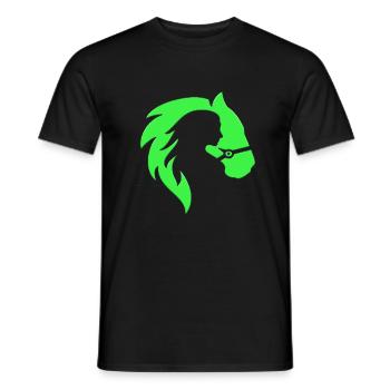 Illusion d’optique art psychédéliques formes rétro - T-shirt homme - noir - Devant - AI Model Male 178 light (178cm)