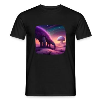 Fantasy creature mystical - Men's T-Shirt - black - Front - AI Model Male 178 light (178cm)