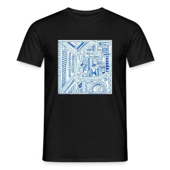 Sabino Lemon ART Tees - Männer T-Shirt - Schwarz - Vorne - AI Model Male 178 light (178cm)