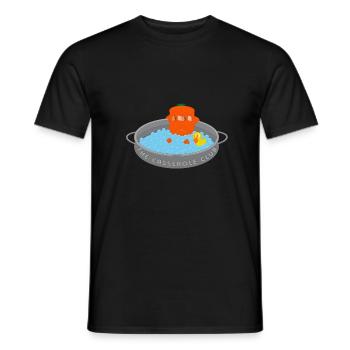 CLUB - Men's T-Shirt - black - Front - AI Model Male 178 light (178cm)
