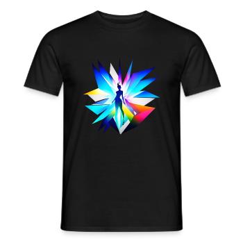 Magie féerique - T-shirt homme - noir - Devant - AI Model Male 178 light (178cm)