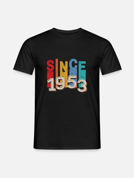 Since 1953 retro - Men's T-Shirt - black