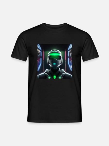 Cyberpunk Space Soldier - Men's T-Shirt - black