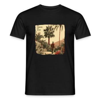 My Garden, My Home - for real garden fans - Men's T-Shirt - black - Front - AI Model Male 178 light (178cm)
