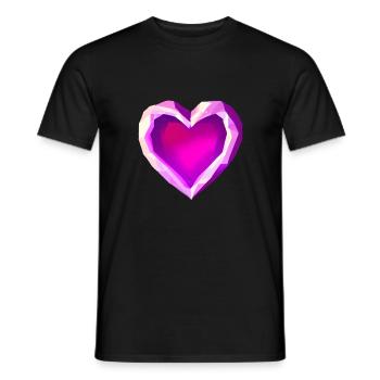 Mother's Day Engagement Love Valentine's Day Wedding - Men's T-Shirt - black - Front - AI Model Male 178 light (178cm)