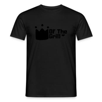 King Of The Grill - Men's T-Shirt - black - Front - AI Model Male 178 light (178cm)