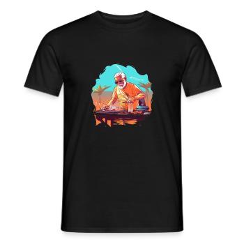 Barbecue Time - Men's T-Shirt - black - Front - AI Model Male 178 light (178cm)