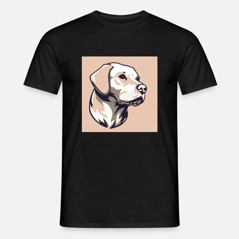 Labrador - Männer T-Shirt - Schwarz
