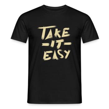 Calme-toi - T-shirt homme - noir - Devant - AI Model Male 178 light (178cm)