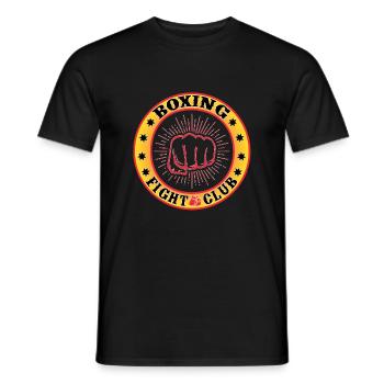 Boxing Fight Club Design - Männer T-Shirt - Schwarz - Vorne - AI Model Male 178 light (178cm)