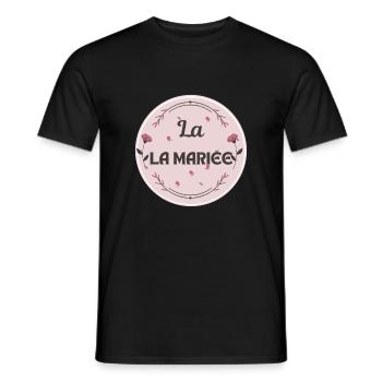 La mariée - T-shirt homme - noir - Devant - AI Model Male 178 light (178cm)