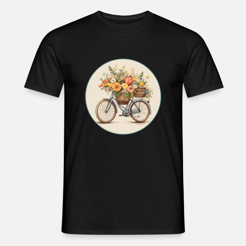 Bicycle - Männer T-Shirt - Schwarz