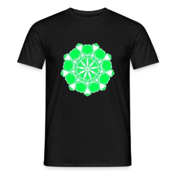 Modèle - T-shirt homme - noir - Devant - AI Model Male 178 light (178cm)