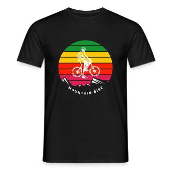 Triathlon Natation Bike Run Marathon - T-shirt homme - noir - Devant - AI Model Male 178 light (178cm)