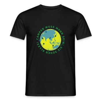 Urlaub - Männer T-Shirt - Schwarz - Vorne - AI Model Male 178 light (178cm)