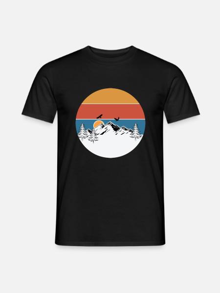 outdoors - Männer T-Shirt - Schwarz
