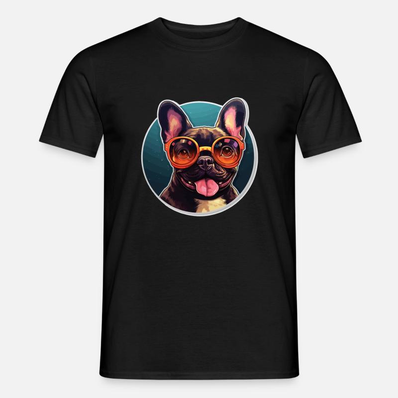 BouledogJoy - Männer T-Shirt - Schwarz