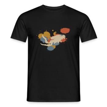 Diver Retro Gift - Men's T-Shirt - black - Front - AI Model Male 178 light (178cm)