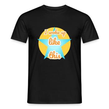 PhotoRoom 20230717 235444 - Männer T-Shirt - Schwarz - Vorne - AI Model Male 178 light (178cm)